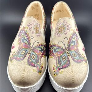 New Goby Butterfly Slip on Women's Shoes Sz 40